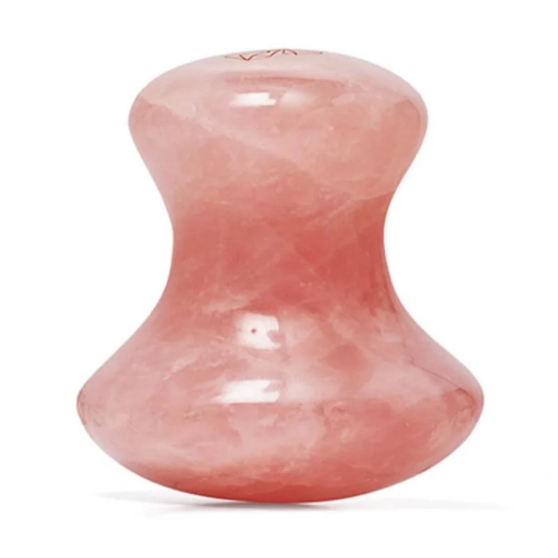 Guasha (masážní pomůcka na obličej, Rose quartz mushroom) Crystallove - 1 ks