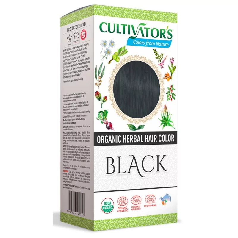 Barva na vlasy 12 (Černá) Cultivator - 100 g