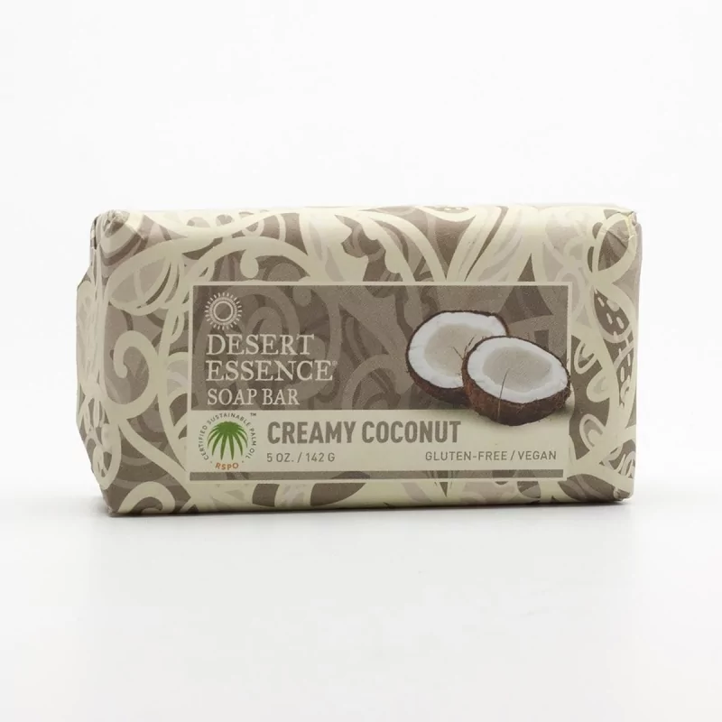 Tuhé mýdlo krémový kokos Desert Essence - 142 g Tuhé mýdlo krémový kokos Desert Essence - 142 g