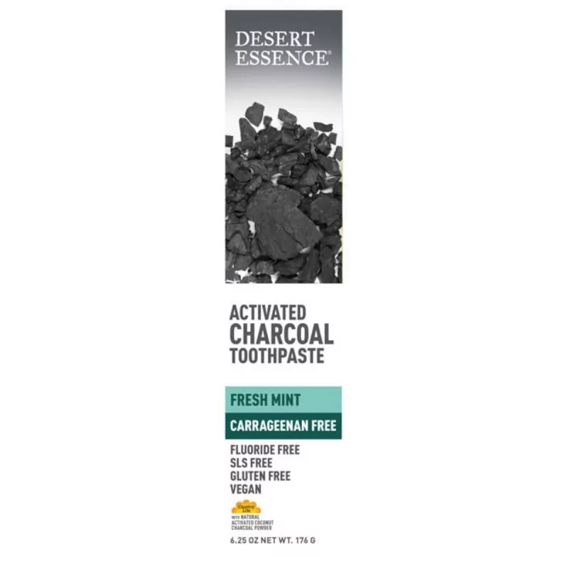 Zubní pasta s aktivním uhlím Desert Essence - 176 g Zubní pasta s aktivním uhlím Desert Essence - 176 g