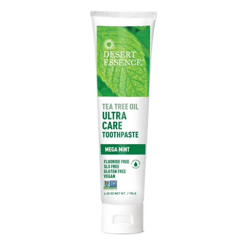 Zubní pasta Ultra Care (Mega Mint) Desert Essence - 176 g Zubní pasta Ultra Care (Mega Mint) Desert Essence - 176 g