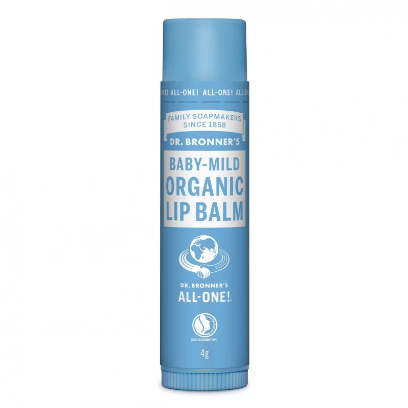 Balzám na rty Baby - Mild Dr. Bronner's - 4 g Balzám na rty Baby - Mild Dr. Bronner's - 4 g