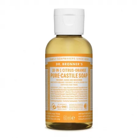Tekuté universální mýdlo All - One! (Citrus - Orange) Dr. Bronner's - 60 ml