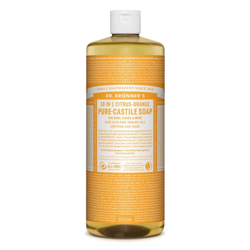 Tekuté universální mýdlo All - One! (Citrus - Orange) Dr. Bronner's - 945 ml