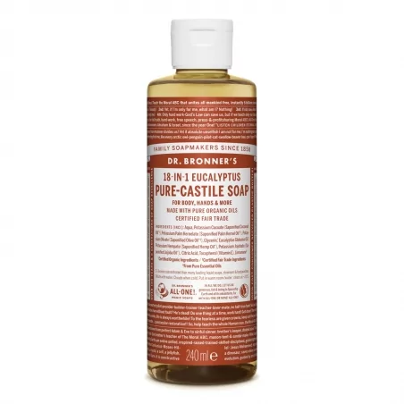 Tekuté universální mýdlo All - One! (Eukalyptus) Dr. Bronner's - 240 ml