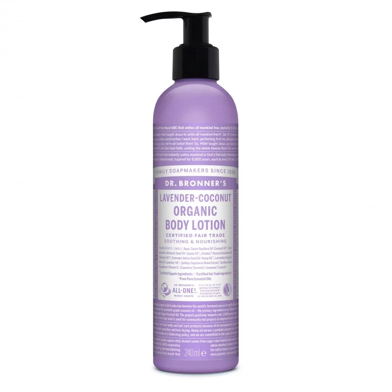 Tělové mléko Lavender Coconut Dr. Bronner's - 240 ml