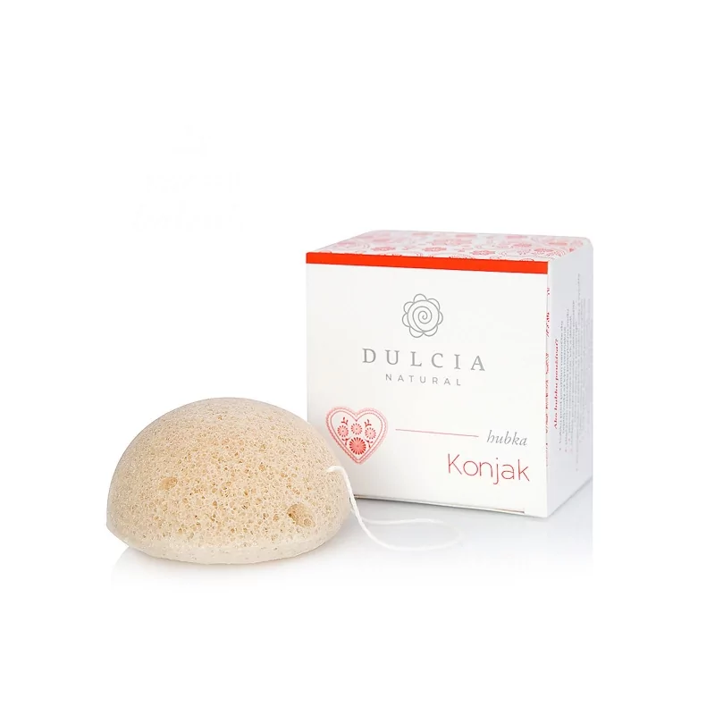 Konjak houbička Dulcia natural - 1 ks