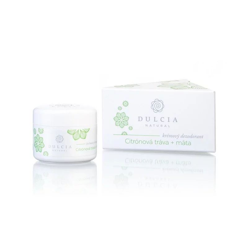 Krémový deodorant citronová tráva (máta) Dulcia natural - 30 ml Krémový deodorant citronová tráva (máta) Dulcia natural - 30 ml
