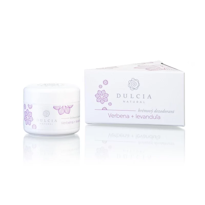 Krémový deodorant verbena (levandule) Dulcia natural - 30 ml Krémový deodorant verbena (levandule) Dulcia natural - 30 ml
