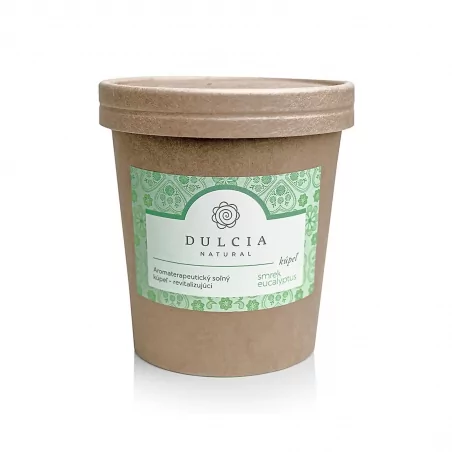 Revitalizující solná koupel smrk a eucalyptus Dulcia natural - 550 g