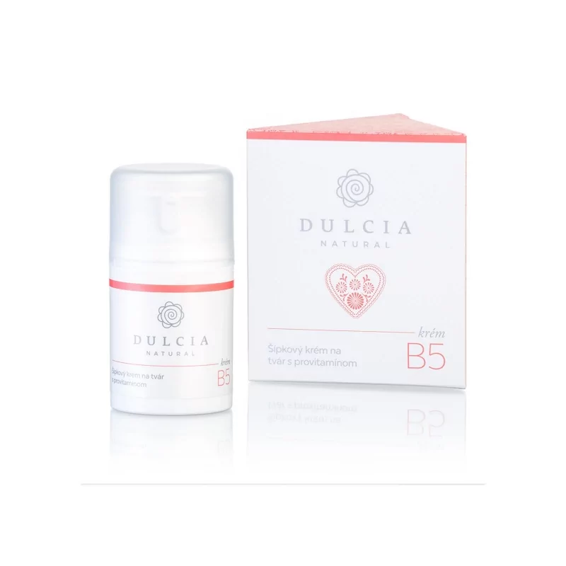 Šípkový krém na obličej s provitaminem B5 Dulcia natural - 50 ml