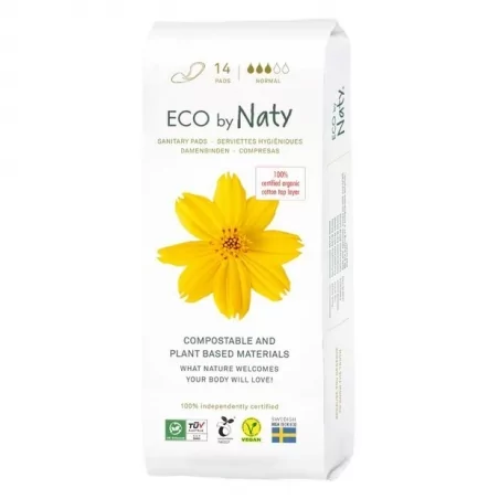 Dámské vložky normal Eco by Naty - 14 ks