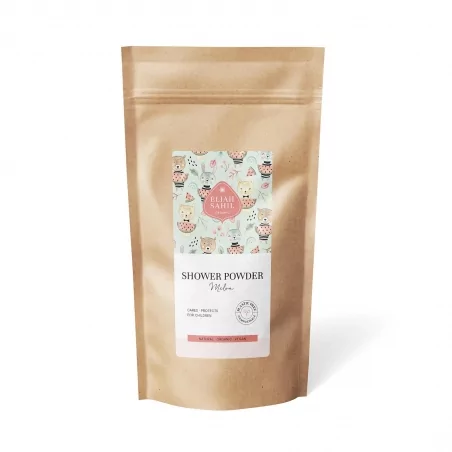 Sprchový prášek pro děti meloun Eliah Sahil Organic - náplň 250 g