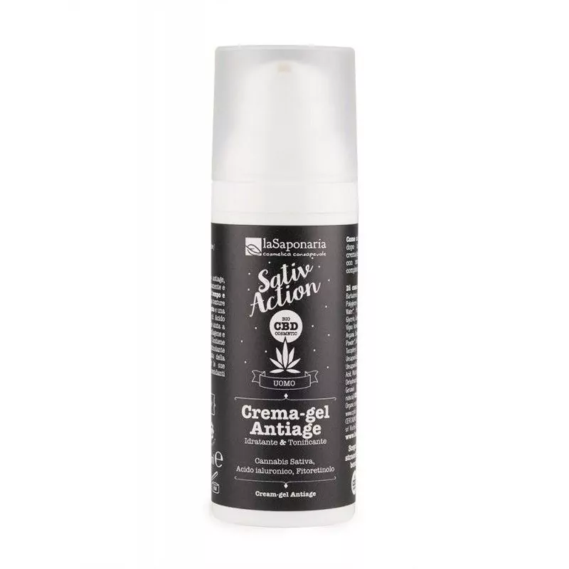 Pleťové pánské sérum s konopným CBD BIO laSaponaria - 50 ml Pleťové pánské sérum s konopným CBD BIO laSaponaria - 50 ml