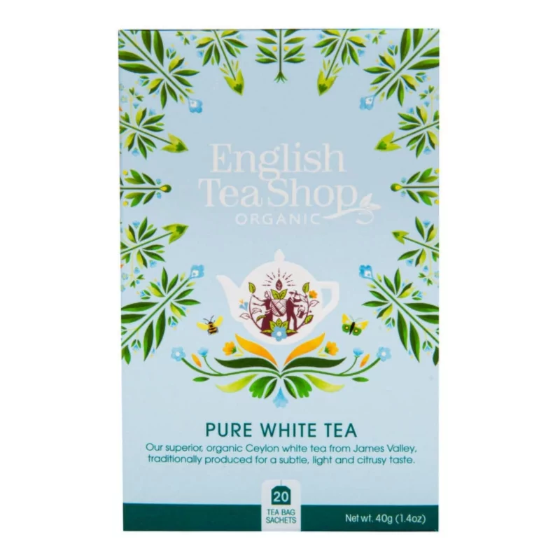 Bílý čaj BIO English Tea Shop - 40 g, 20 ks Bílý čaj BIO English Tea Shop - 40 g, 20 ks