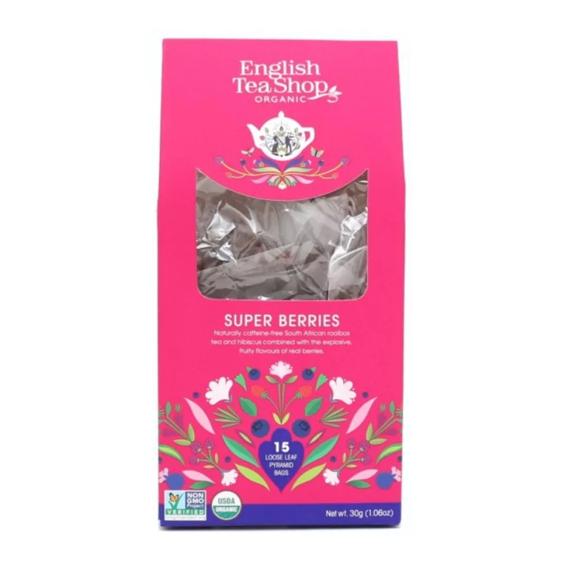 BIO superovocný čaj English Tea Shop - 30 g, 15 ks BIO superovocný čaj English Tea Shop - 30 g, 15 ks