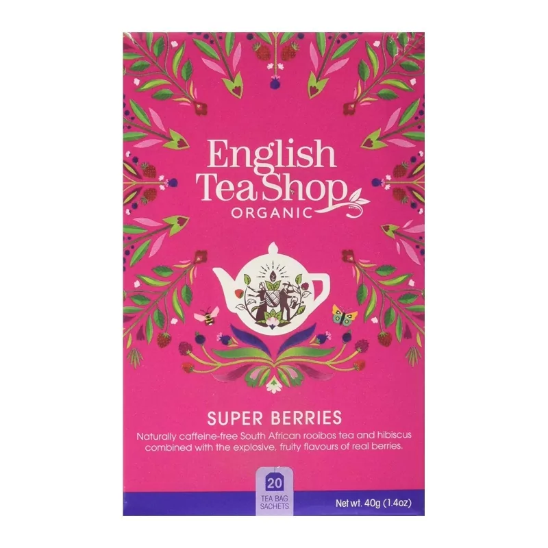 Super ovocný čaj BIO English Tea Shop - 30 g, 20 ks Super ovocný čaj BIO English Tea Shop - 30 g, 20 ks