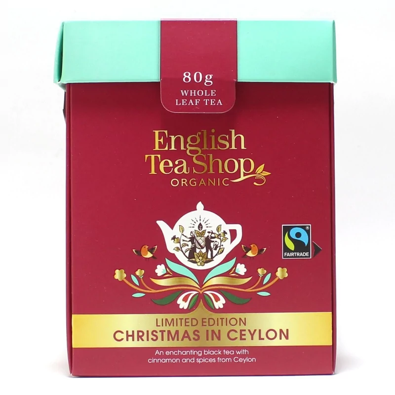 Sypaný čaj Vánoce na Cejlonu BIO English Tea Shop - 80 g Sypaný čaj Vánoce na Cejlonu BIO English Tea Shop - 80 g