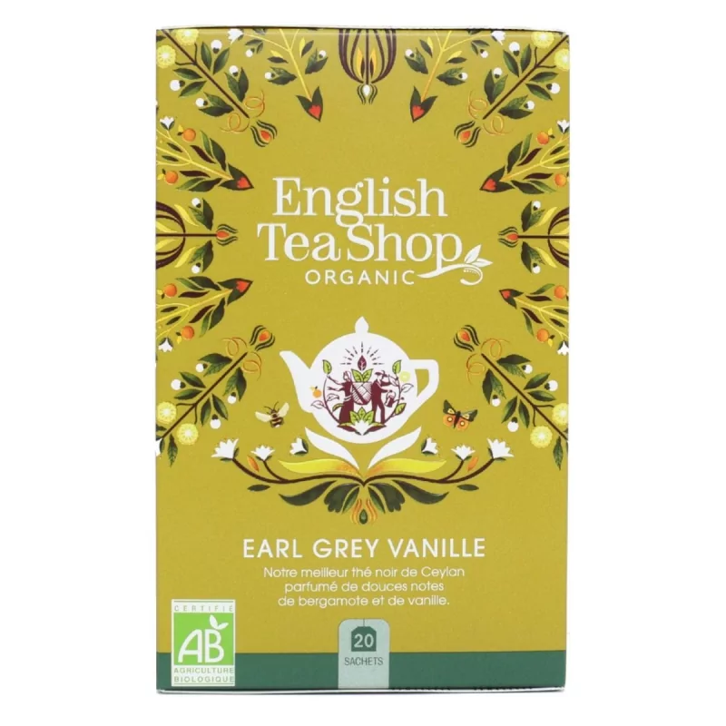 Vanilka a Earl Grey BIO English Tea Shop - 40 g, 20 ks Vanilka a Earl Grey BIO English Tea Shop - 40 g, 20 ks