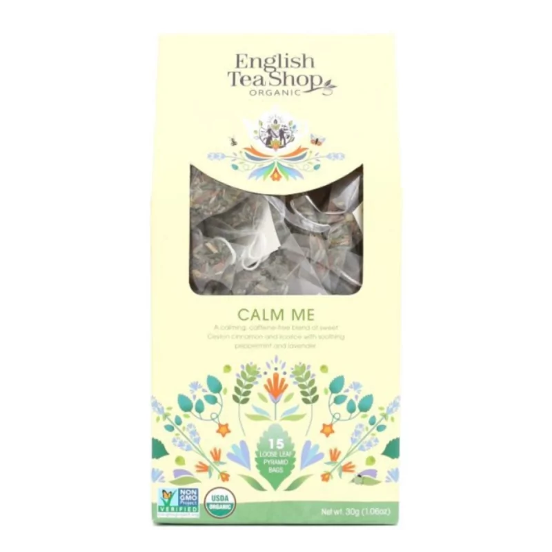 Wellnes BIO čaj pro zklidnění English Tea Shop - 37.5 g, 15 ks Wellnes BIO čaj pro zklidnění English Tea Shop - 37.5 g, 15 ks