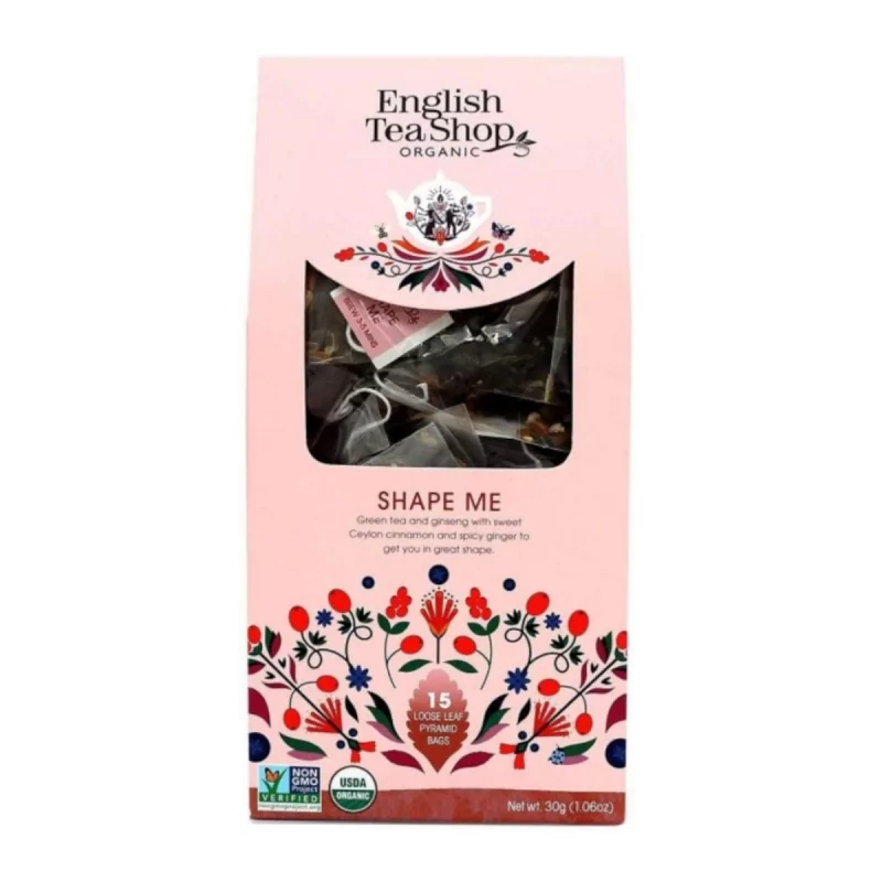 Wellness BIO bylinný čaj Tvaruj mě English Tea Shop - 30 g, 15 ks Wellness BIO bylinný čaj Tvaruj mě English Tea Shop - 30 g, 15 ks