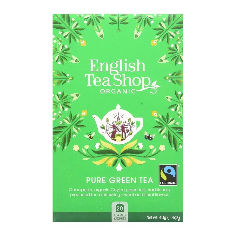 Zelený čaj BIO English Tea Shop - 40 g, 20 ks Zelený čaj BIO English Tea Shop - 40 g, 20 ks