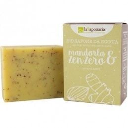Tuhé olivové mýdlo mandle a zázvor BIO laSaponaria - 100 g