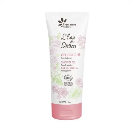 Sprchový gel Eau des Délices Rose Jasmin Fleurance Nature - 200 ml