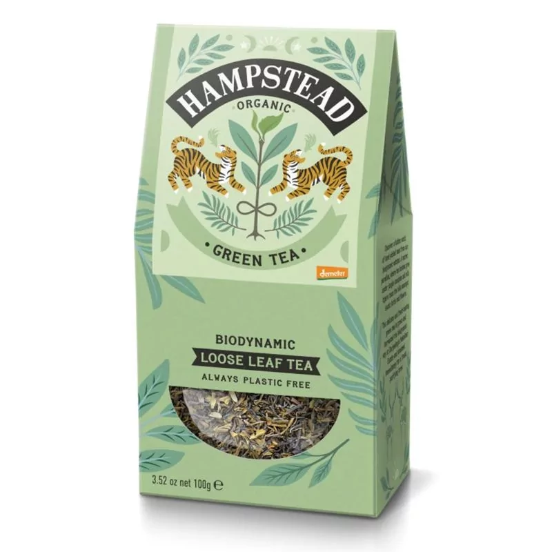 BIO zelený čaj (sypaný) Hampstead Tea London - 100 g BIO zelený čaj (sypaný) Hampstead Tea London - 100 g