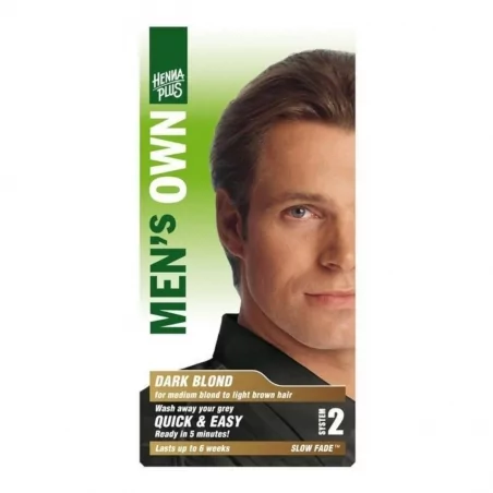 Barva pro muže Tmavá blond Henna Plus - 80 ml