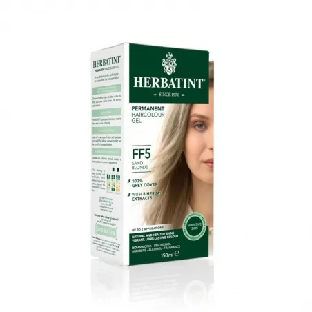 Permanentní barva na vlasy písková blond FF5 Herbatint - 150 ml