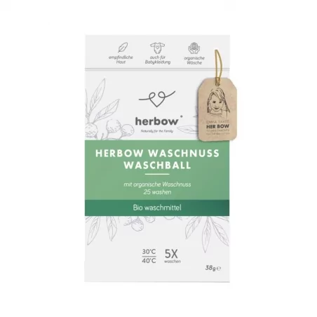 Prací kulička z mýdlových ořechů Herbow - 1 ks/ 5 pracích dávek