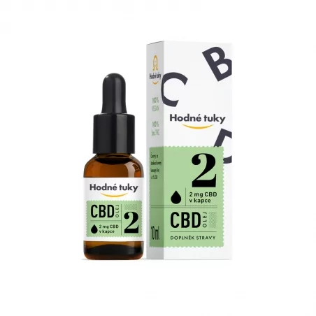 CBD olej 6% Hodné tuky - 10 ml