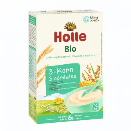 BIO 3 druhy zrna kaše Holle - 250 g