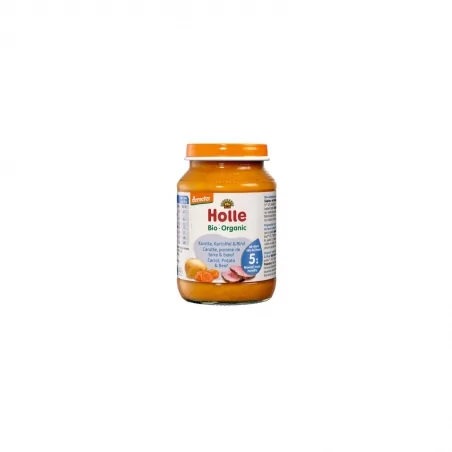 BIO Dětská přesnídávka mrkev (brambor a hovězí maso) Holle - 190 g