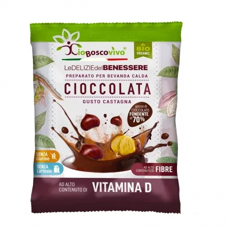 Horká čokoláda kaštan a shiitake Ioboscovivo - 35 g