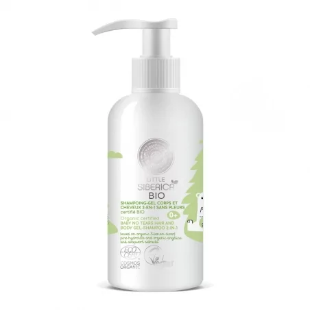 Dětský gel (šampon na vlasy a tělo 2v1 bez slz) Little Siberica - 250 ml