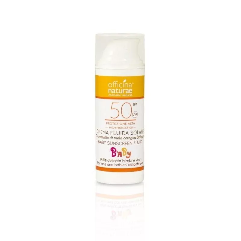 Dětský opalovací krém bez vůně SPF 50 BIO Officina Naturae - 50 ml Dětský opalovací krém bez vůně SPF 50 BIO Officina Naturae - 50 ml