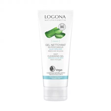 Hloubkově čisticí gel BIO aloe vera Logona - 100 ml