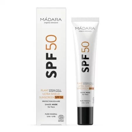 Opalovací krém s obsahem rostlinných kmenových buněk SPF 50 Mádara - 40 ml
