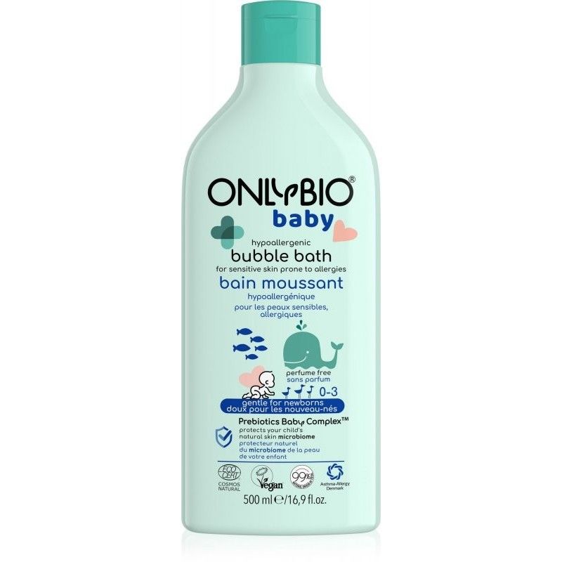 Hypoalergenní pěna do koupele pro miminka OnlyBio - 500 ml
