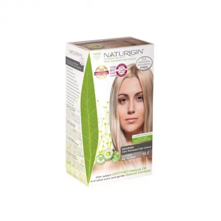 Přírodní světlá blond barva na vlasy se studeným odleskem 10.2 Naturigin - 1 ks