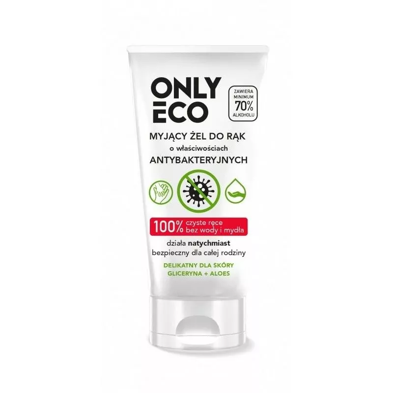 Gel na ruce s antibakteriálními účinky OnlyEco - 50 ml Gel na ruce s antibakteriálními účinky OnlyEco - 50 ml