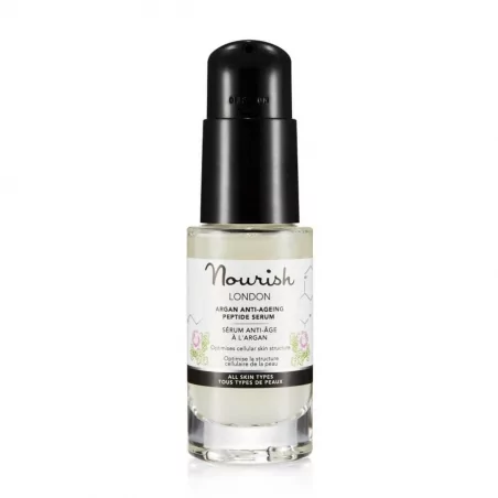 Argan Peptidové sérum proti stárnutí pleti Nourish London - 30 ml