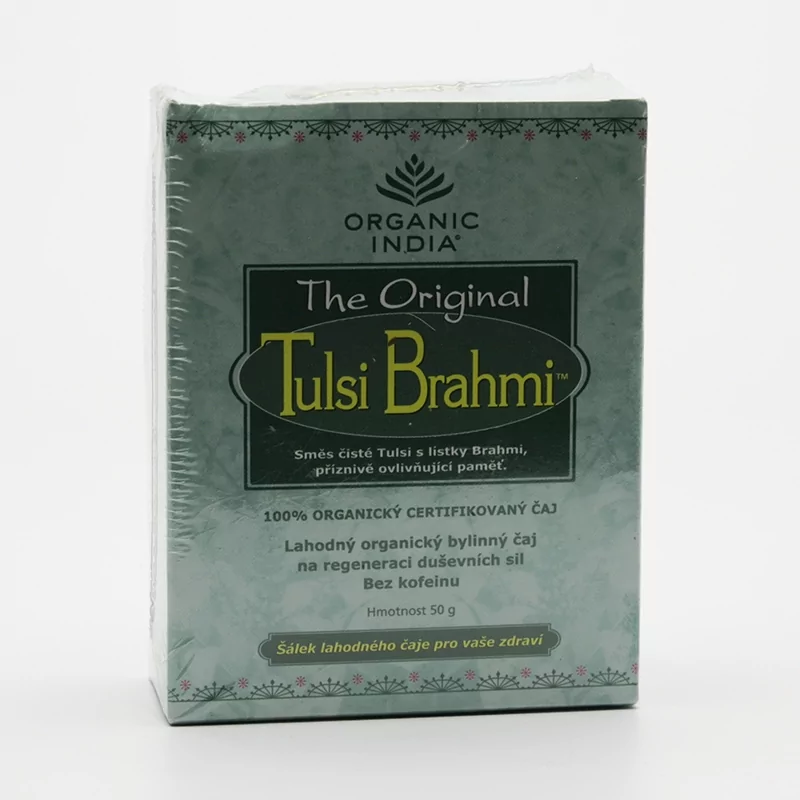 Čaj Tulsi Brahmi (sypaný BIO) Organic India - 50 g