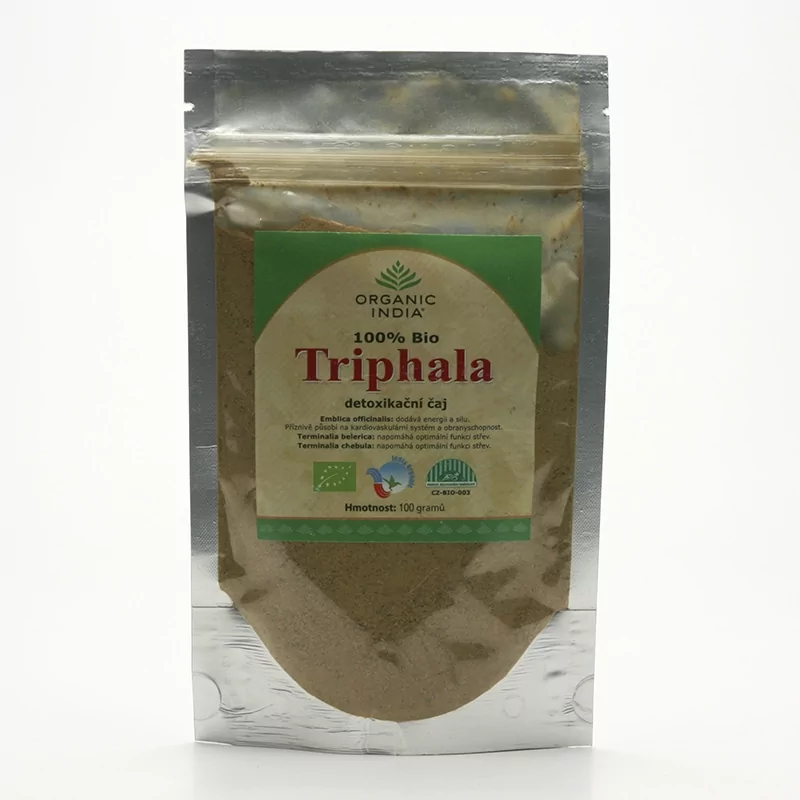 Triphala (detoxikační čaj sypaný BIO) Organic India - 100 g Triphala (detoxikační čaj sypaný BIO) Organic India - 100 g
