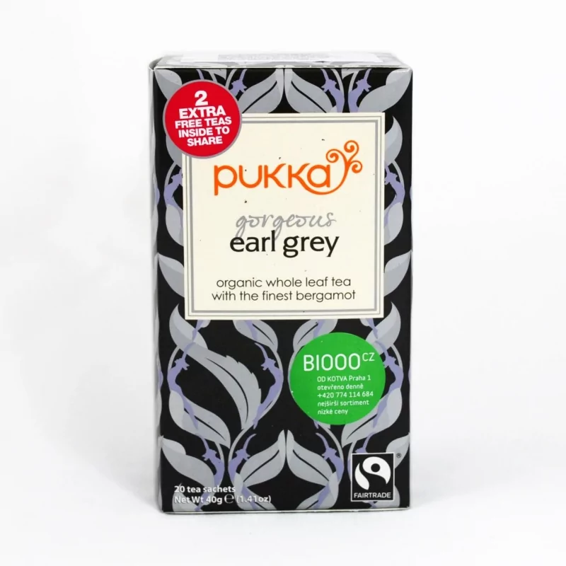 Čaj ayurvédský Gorgeous Grey BIO Pukka - 40 g, 20 ks Čaj ayurvédský Gorgeous Grey BIO Pukka - 40 g, 20 ks