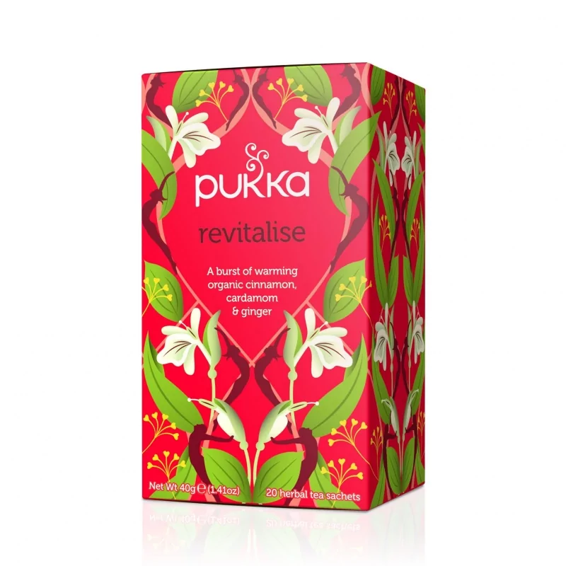 Čaj ayurvédský Revitalise BIO Pukka - 40 g, 20 ks Čaj ayurvédský Revitalise BIO Pukka - 40 g, 20 ks