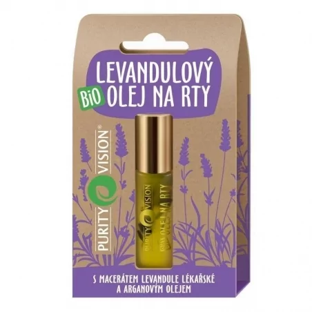 BIO Levandulový olej na rty Purity Vision - 10 ml