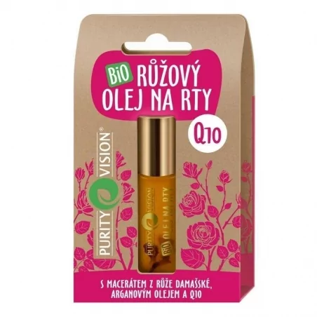 BIO Růžový olej na rty Purity Vision - 10 ml
